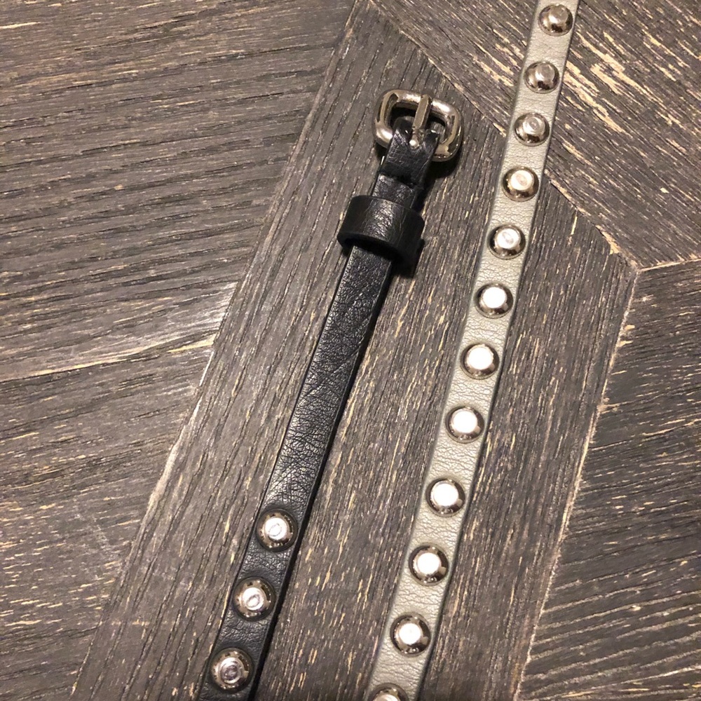 2 studded belts! B/G
